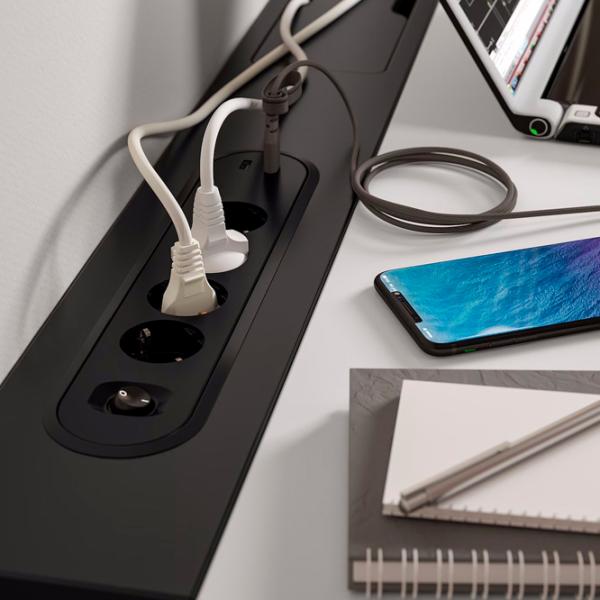 Masă de birou Ikea Mittzon MDF/ Black photo 5