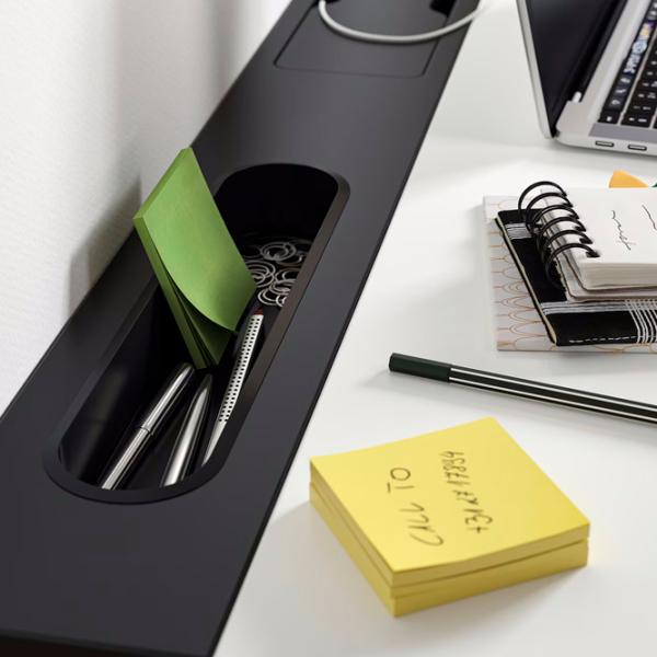 Masă de birou Ikea Mittzon MDF/ Black photo 7