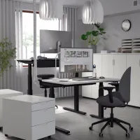 Офисный стол Ikea Mittzon ДСП/ Белый photo 6