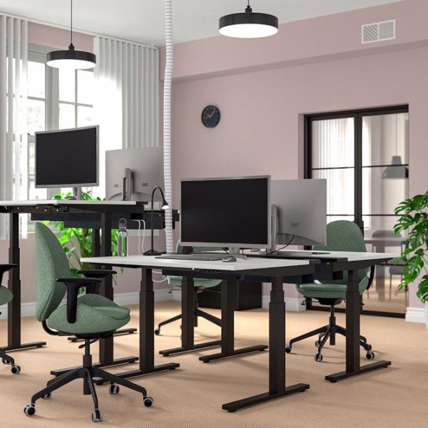 Masă de birou Ikea Mittzon PAL/ White photo 7