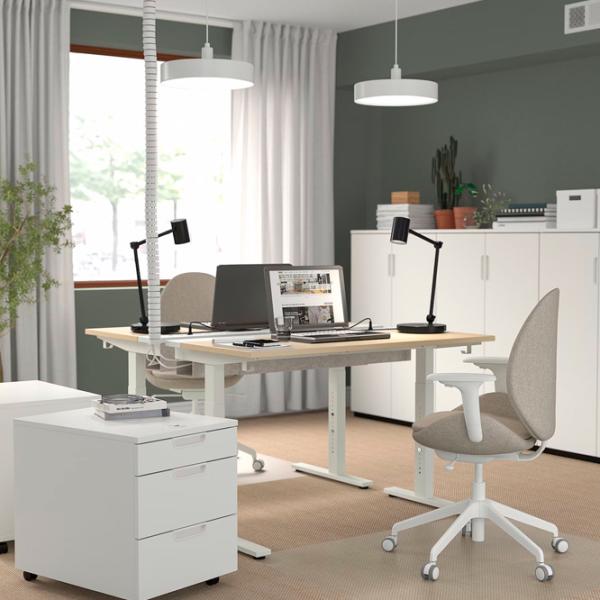 Masă de birou Ikea Mittzon PAL/ Stejar Sonoma photo 5