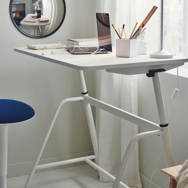 Masă de birou Ikea Gladhojden PAL/ White photo 5