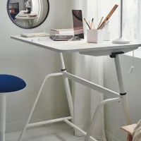 Masă de birou Ikea Gladhojden PAL/ White photo 5