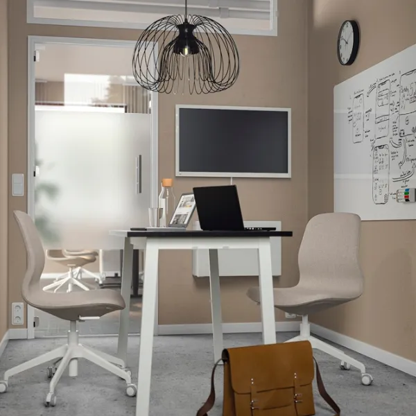 Masă de birou Ikea Mittzon PAL/ White photo 2