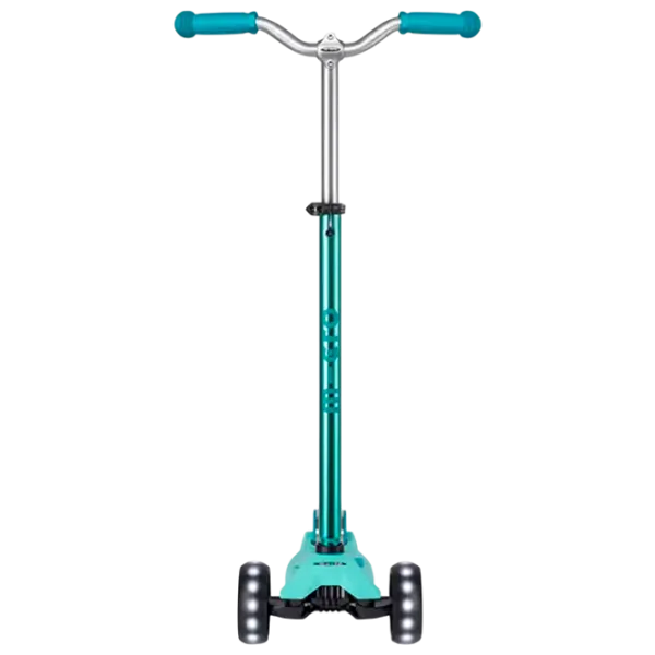 Детский трёхколёсный самокат Micro Maxi Deluxe Pro LED (MMD042) 50 кг/ Ярко синий photo 3