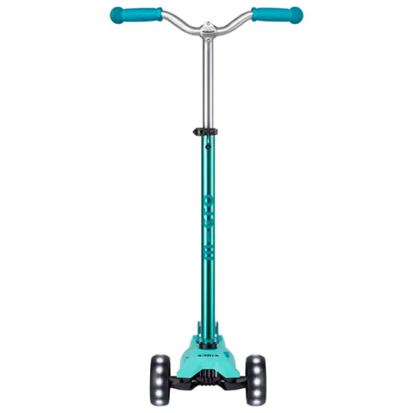 Детский трёхколёсный самокат Micro Maxi Deluxe Pro LED (MMD042) 50 кг/ Ярко синий photo 3