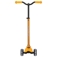Детский трёхколёсный самокат Micro Maxi Deluxe Pro LED (MMD041) 50 кг/ Солнечный желтый photo 2