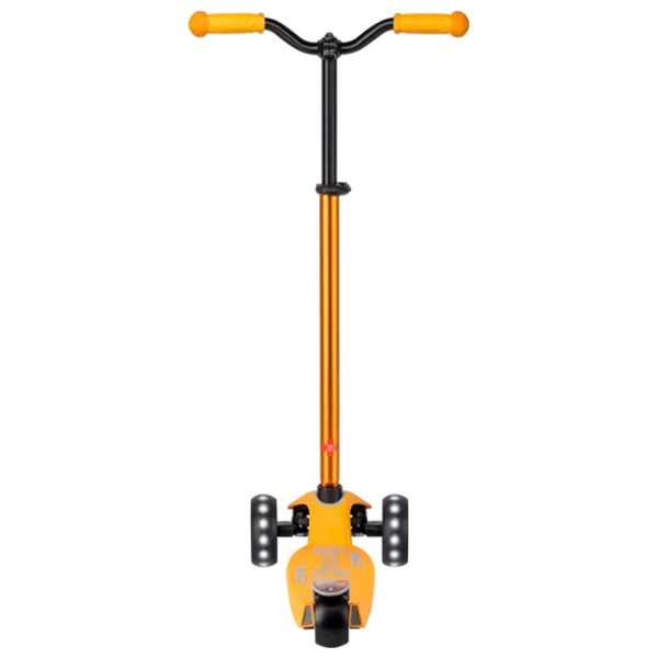 Детский трёхколёсный самокат Micro Maxi Deluxe Pro LED (MMD041) 50 кг/ Солнечный желтый photo 4