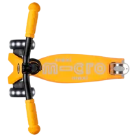 Детский трёхколёсный самокат Micro Maxi Deluxe Pro LED (MMD041) 50 кг/ Солнечный желтый photo 6