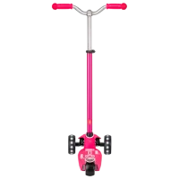 Детский трёхколёсный самокат Micro Maxi Deluxe Pro LED (MMD040) 50 кг/ Розовый photo 4