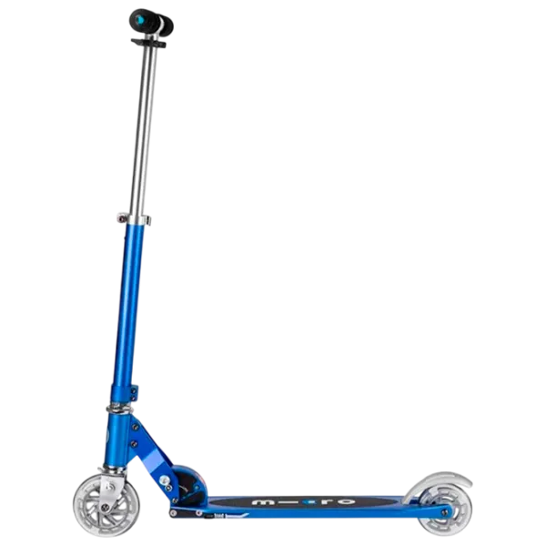 Trotinetă pentru copii cu două roți Micro Sprite LED (SA0231) 100 kg/ Sapphire Blue photo 3