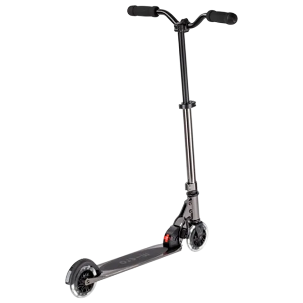 Детский двухколёсный самокат Micro Sprite LED (SA0243) 100 кг/ Неохромный черный photo 3