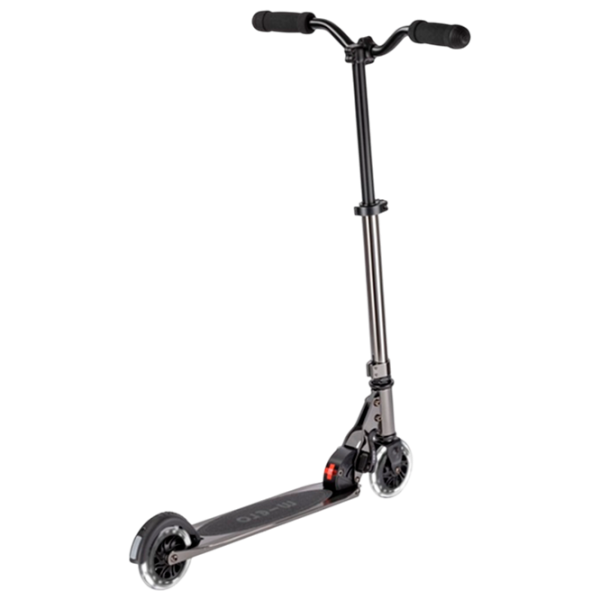 Детский двухколёсный самокат Micro Sprite LED (SA0243) 100 кг/ Неохромный черный photo 3