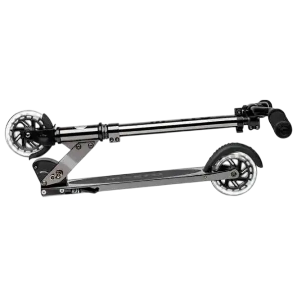 Детский двухколёсный самокат Micro Sprite LED (SA0243) 100 кг/ Неохромный черный photo 4