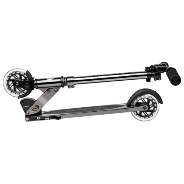 Детский двухколёсный самокат Micro Sprite LED (SA0243) 100 кг/ Неохромный черный photo 4