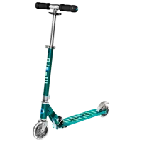 Trotinetă pentru copii cu două roți Micro Sprite LED (SA0218) 100 kg/ Petrol Stripe