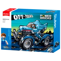 Constructor Sluban Monster Truck Transport/ Blue