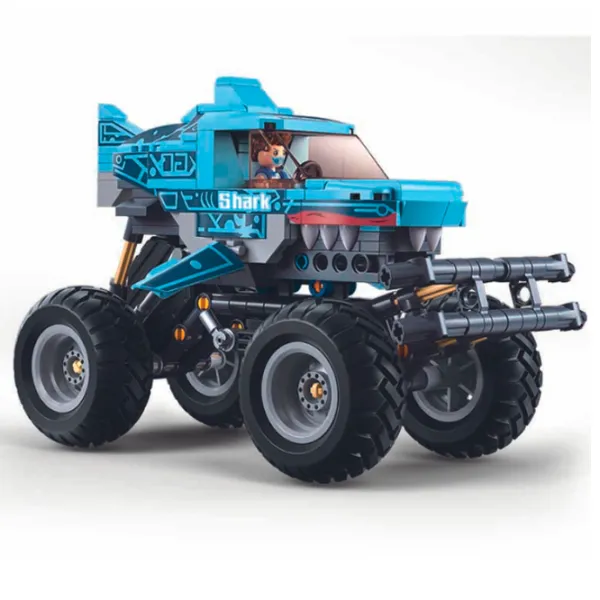 Конструктор Sluban Monster Truck Транспорт/ Синий photo 4 Конструктор Sluban Monster Truck Транспорт/ Синий photo 4