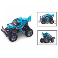 Constructor Sluban Monster Truck Transport/ Blue photo 5