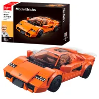 Конструктор Sluban Sport Car Автомобиль/ Оранжевый photo 2