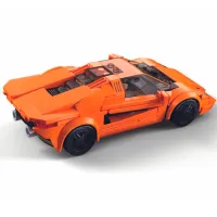 Конструктор Sluban Sport Car Автомобиль/ Оранжевый photo 4