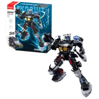 Constructor Sluban Robot police car Robot/ Gray photo 2