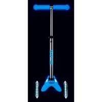 Детский трёхколёсный самокат Micro Mini Deluxe Glow LED Plus (MMD211) 50 кг/ Арктический синий photo 5