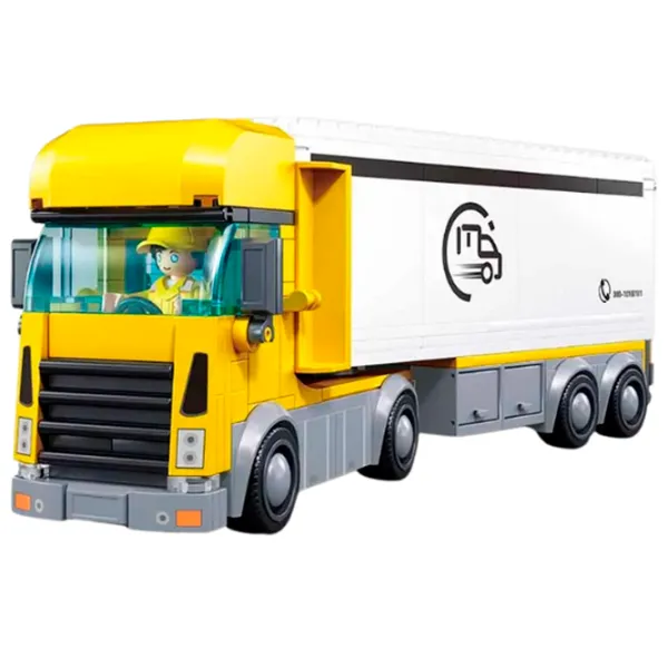 Constructor Sluban Delivery truck Transport/ Yellow photo 2 Constructor Sluban Delivery truck Transport/ Yellow photo 2