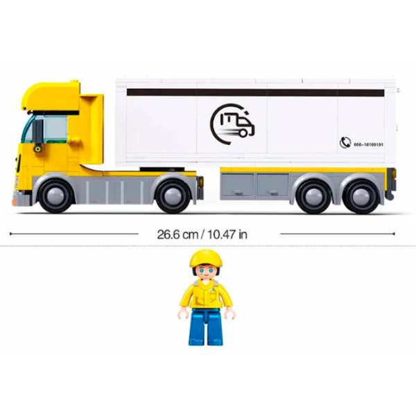Constructor Sluban Delivery truck Transport/ Yellow photo 6 Constructor Sluban Delivery truck Transport/ Yellow photo 6