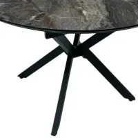 Masă de bucătărie extensibilă Magnus Dobok MDF/ Black photo 3