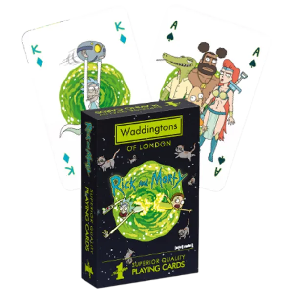 Настольная игра Winning Moves Waddingtons No.1 Rick and Morty 6+/ Игральные карты photo 1