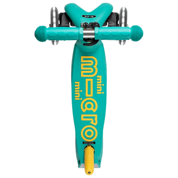 Trotinetă pentru copii cu trei roți Micro Mini 3in1 Deluxe ECO LED (MMD169) 50 kg/ Mint photo 4