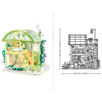 Конструктор Sluban The spring cottage Классический/ Зеленый photo 5