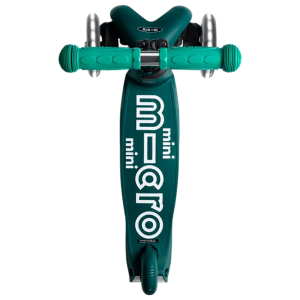 Trotinetă pentru copii cu trei roți Micro Mini 3in1 Deluxe ECO LED (MMD167) 50 kg/ Green photo 3