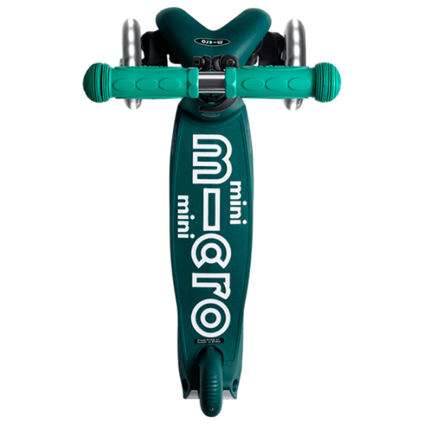 Trotinetă pentru copii cu trei roți Micro Mini 3in1 Deluxe ECO LED (MMD167) 50 kg/ Green photo 3