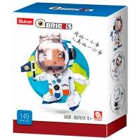 Constructor Sluban Astronaut Figuri/ White