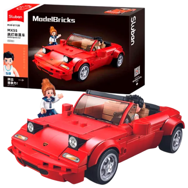 Constructor Sluban MX5 Mașină/ Red photo 1 Constructor Sluban MX5 Mașină/ Red photo 1