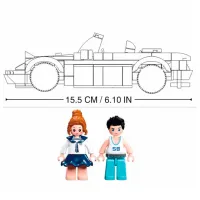 Конструктор Sluban MX5 Автомобиль/ Красный photo 3