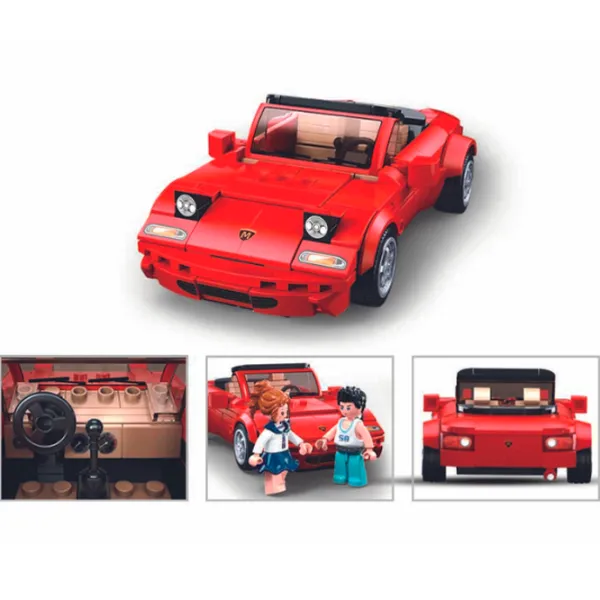 Constructor Sluban MX5 Mașină/ Red photo 5 Constructor Sluban MX5 Mașină/ Red photo 5