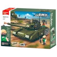 Constructor Sluban T-14S Tanc/ Khaki