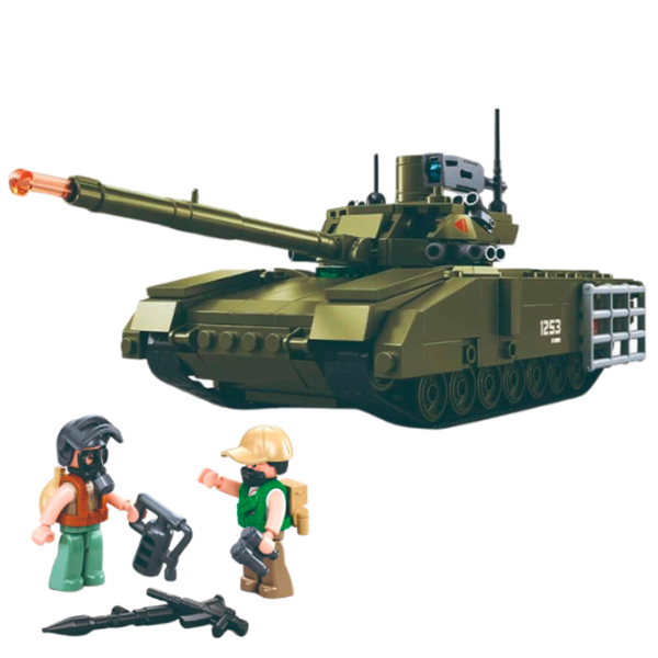 Конструктор Sluban T-14S Танк/ Хаки photo 2 Конструктор Sluban T-14S Танк/ Хаки photo 2