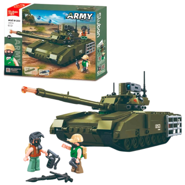 Конструктор Sluban T-14S Танк/ Хаки photo 3 Конструктор Sluban T-14S Танк/ Хаки photo 3