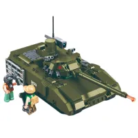 Constructor Sluban T-14S Tanc/ Khaki photo 5