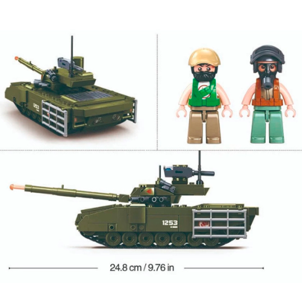 Конструктор Sluban T-14S Танк/ Хаки photo 6 Конструктор Sluban T-14S Танк/ Хаки photo 6