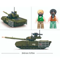 Constructor Sluban T-14S Tanc/ Khaki photo 6