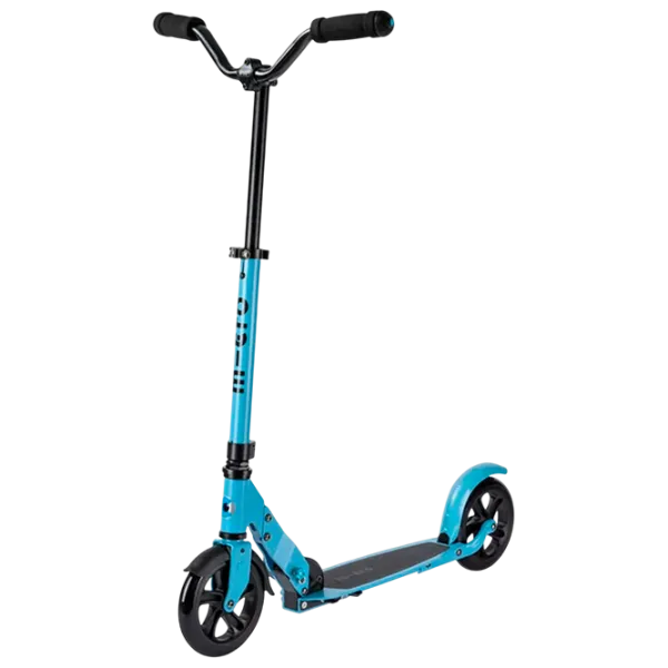 Trotinetă pentru copii cu două roți Micro Speed Deluxe (SA0214) 100 kg/ Alaskan Blue photo 1