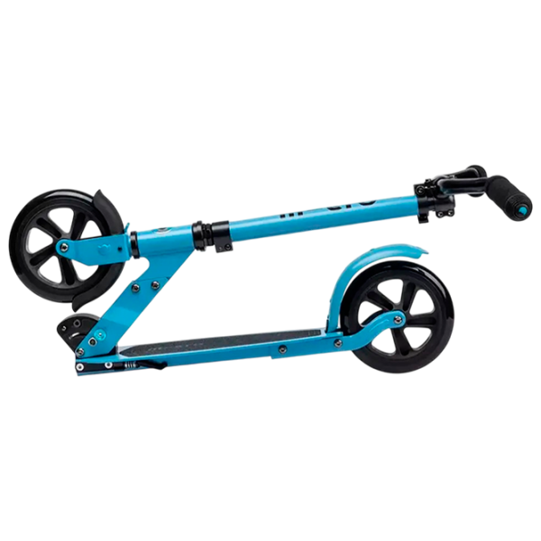 Trotinetă pentru copii cu două roți Micro Speed Deluxe (SA0214) 100 kg/ Alaskan Blue photo 5