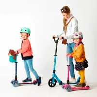 Детский двухколёсный самокат Micro Speed Deluxe (SA0214) 100 кг/ Аляскинский голубой photo 6