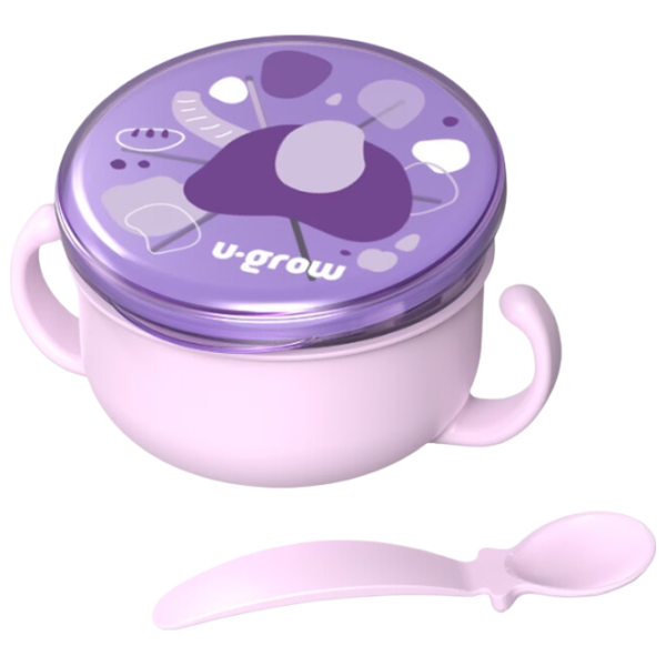 Bol U-GROW A-2504PP Pentru fetițe / 6+ luni / Purple photo 1 Bol U-GROW A-2504PP Pentru fetițe / 6+ luni / Purple photo 1
