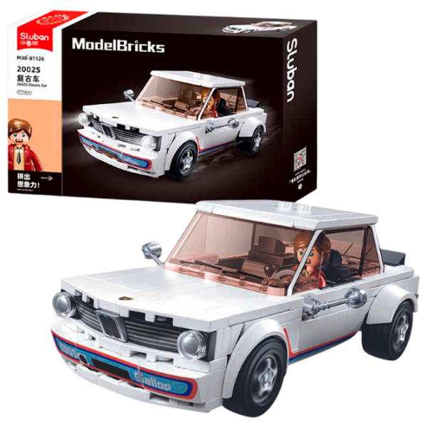 Constructor Sluban Classic car Mașină/ White photo 1 Constructor Sluban Classic car Mașină/ White photo 1
